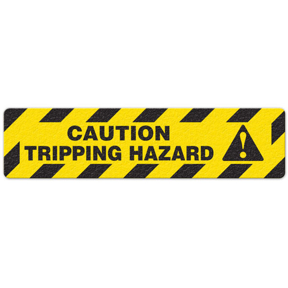 Caution - Tripping Hazard - 6"x24" Floor Sign 6/pkg FS3011V