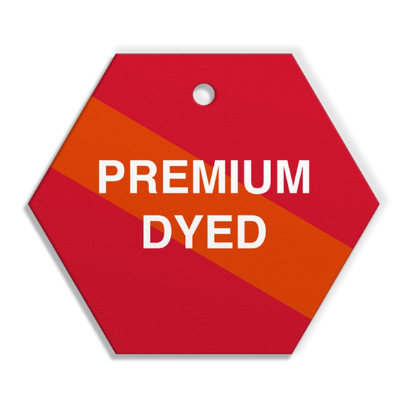 PREMIUM DYED - Fuel Tag - 2.56" dia. - 250/pkg FT103
