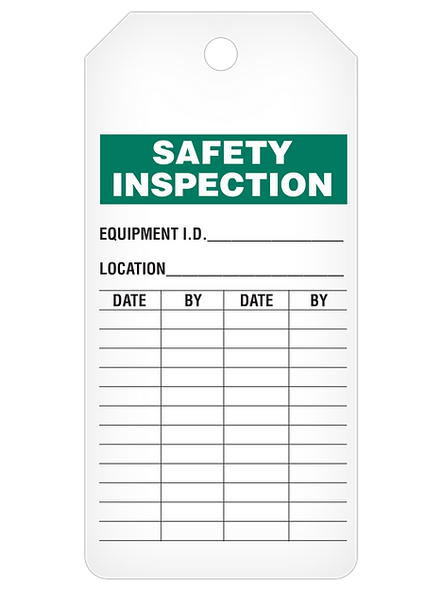 Inspection Tag Roll - "Safety Inspection" | Incom Signs | All Safety