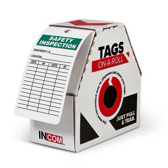 Inspection Tag Roll - "Safety Inspection" RT8004C/RT8004F
