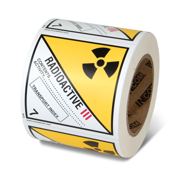Class 7.3 DOT Label - Radioactive Materials III - Yellow | Incom Signs | All Safety