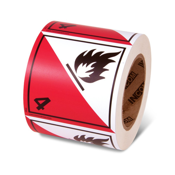 Class 4.2 TDG Label - Spontaneous Combustion | Incom Signs | All Safety