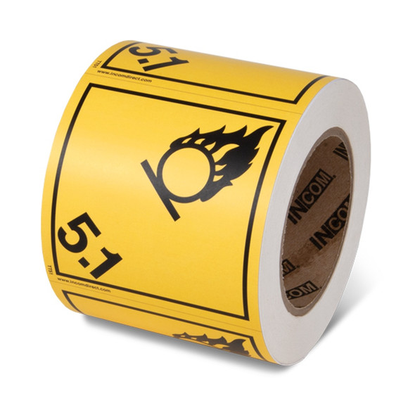 Class 5.1 TDG Label - Oxidizing Substances TT51