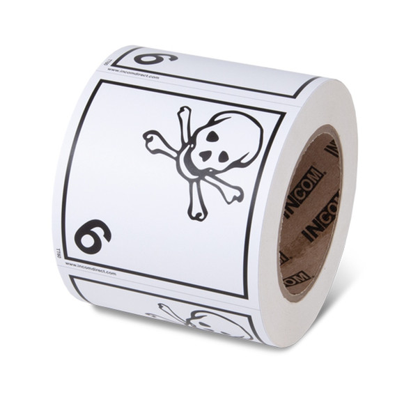 Class 6.1 TDG Label - Toxic substances TT60