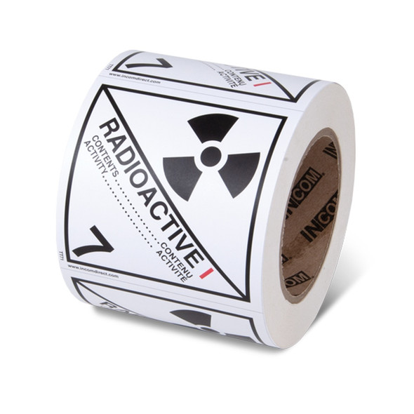 Class 7.1 TDG Label - Radioactive Materials Cat. 1 | Incom Signs | All Safety