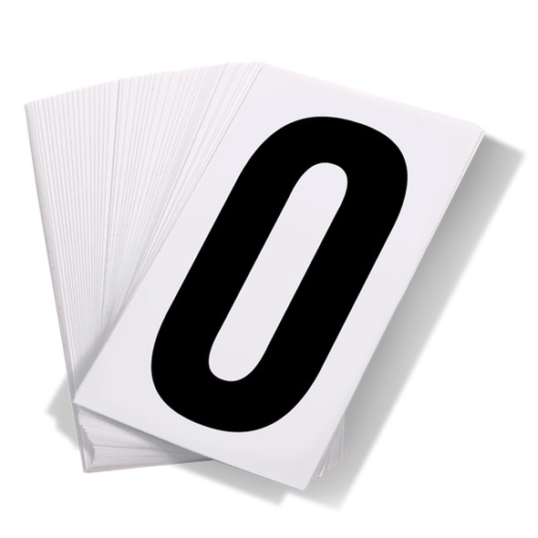 Truck Placard UN White Numbers - 50 pcs UNWH