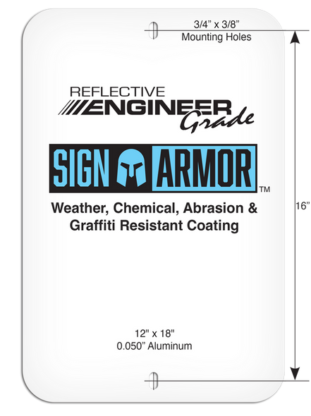 PARKING LOT SIGN - Authorized Parking Only - 12"x18" | Incom Signs | All Safety