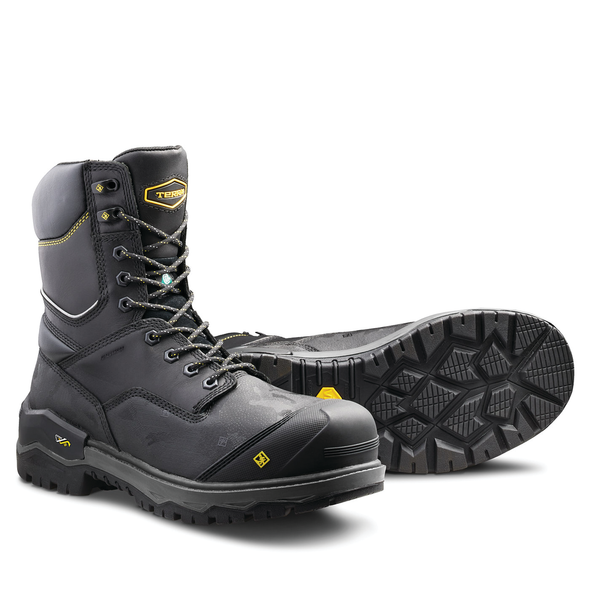 Men's Terra Gantry 8" Waterproof Composite Toe Safety Work Boot with Internal Met Guard 839CBK Men's Terra Gantry 8" Waterproof Composite Toe Safety Work Boot with Internal Met Guard 839CBK