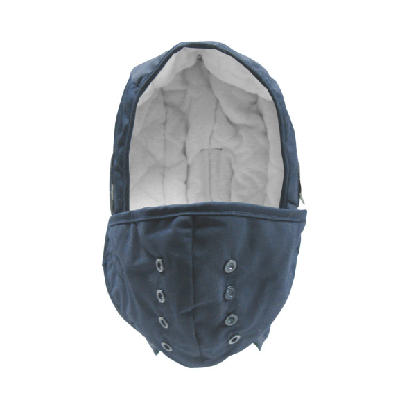 Blue Polycotton/Cotton Winter Liner - Mouth Piece & Long Neck