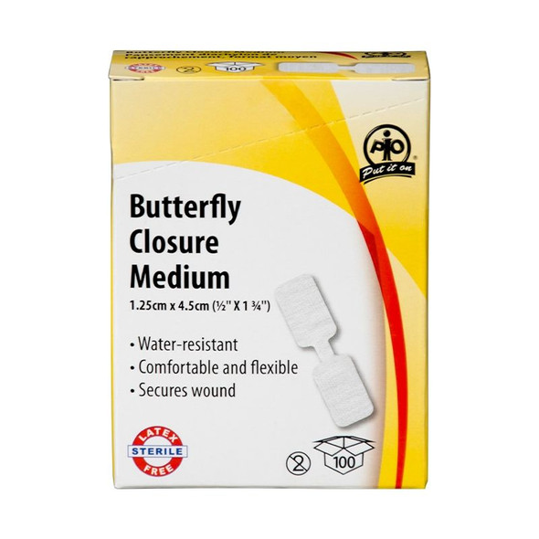Butterfly Closures - 100/Box F1580760/F1581760