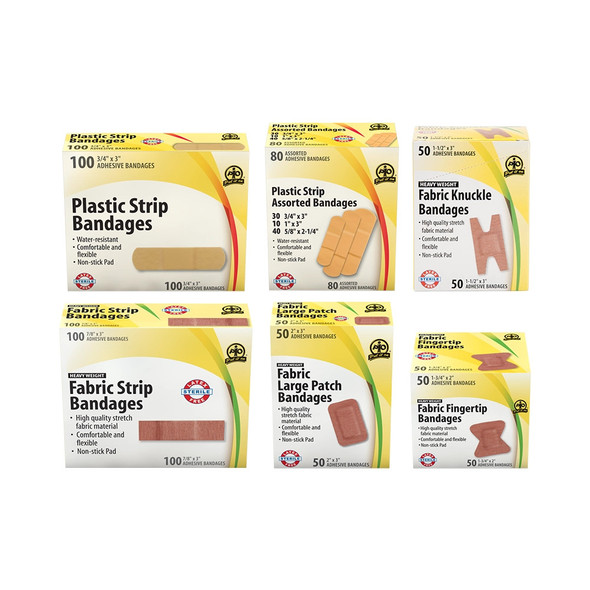 Fabric & Plastic Bandages Variety Pack