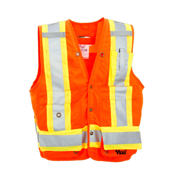 Deluxe Poly Surveyor Safety Vest | Viking | All Safety