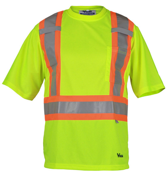 Hi-Vis Premium Double-Layer Safety T-Shirt | Viking | All Safety