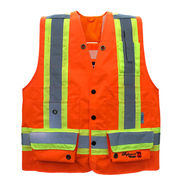 Professional Journeyman 300D Trilobal Rip-stop FR Surveyor Vest | Viking 3995FRO/3995FR