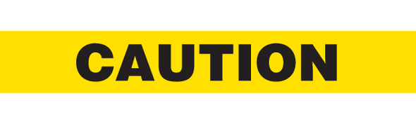 Value Grade Warning Barricade Tape | 1,000 Ft | Incom Signs | All Safety