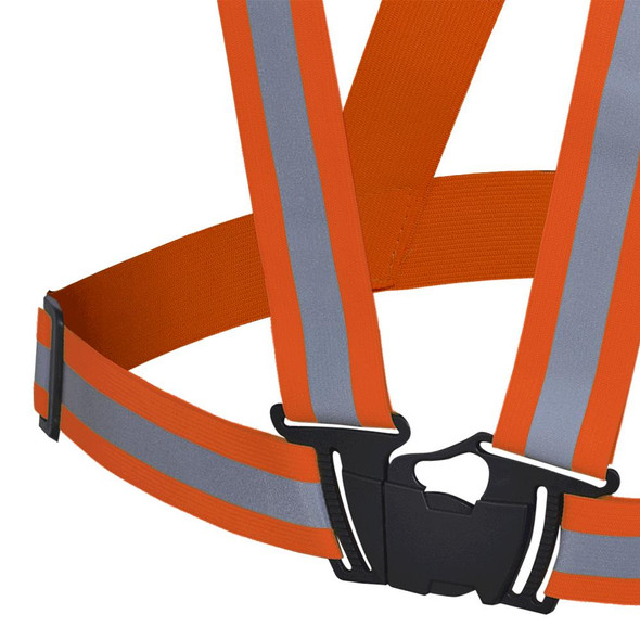 Hi-Vis Premium Safety Sash with 1.5" Elastic | Adjustable | Pioneer 5496/5497 | All Safety