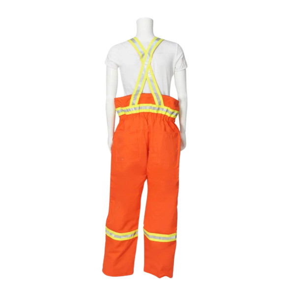 Firewall FR Striped Insulated Overalls Orange | Viking | All Safety