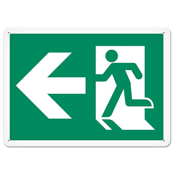Fire Signs - Running Man Sign | Exit Left | Incom Signs | All Safety