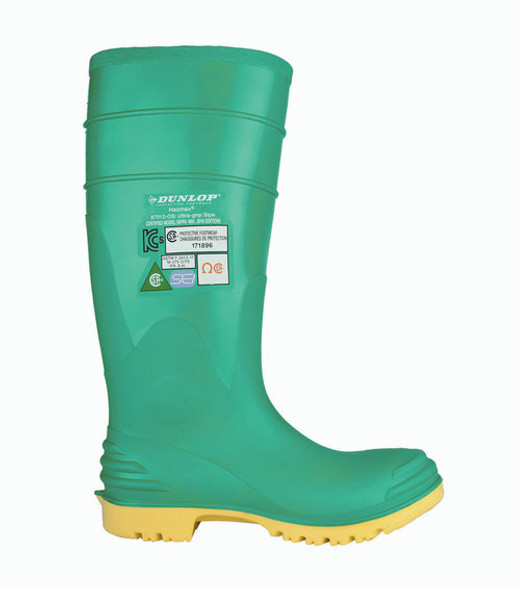 Hazmax | 16'' Waterproof High Chemical Resistant PVC Work Boots | Dunlop | All Safety