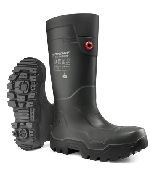 FieldPRO Thermo+ Full Safety | 15’’ Insulated PU Work Boots | Dunlop | All Safety