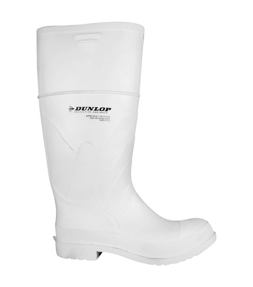 White PVC Steel Toe | 16'' Waterproof PVC Work Boots | Dunlop | All Safety