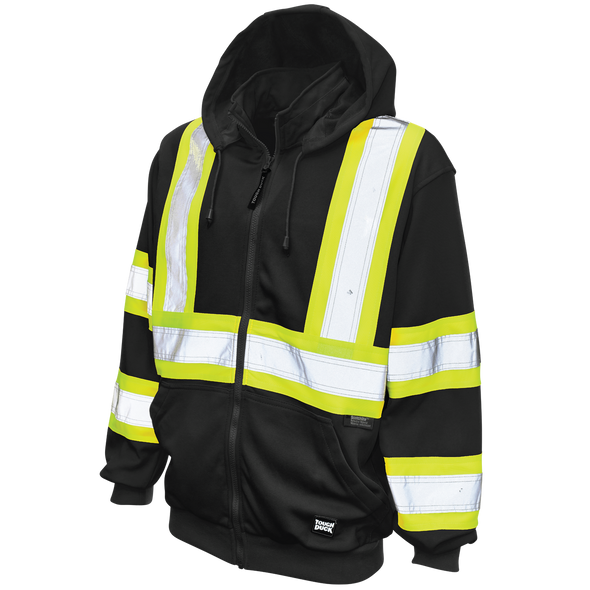 Zip Front Safety Fleece Hoodie | Class 1 & 2, Level 2 | Tough Duck | All Safety