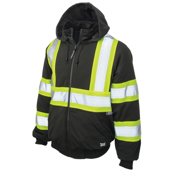 Insulated Hi-Vis Safety Hoodie | Class 1 & 2, Level 2 | Tough Duck | All Safety