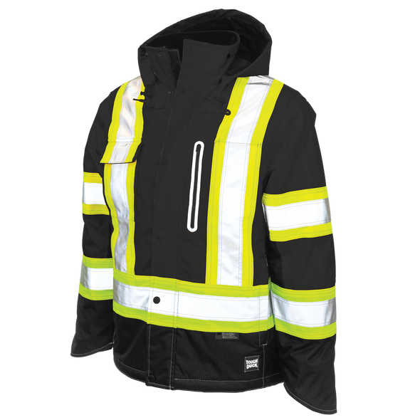 Waterproof Mid Weight Safety Fleece Lined Jacket | Class 1, 2 & 3, Level 2 | Tough Duck | All Safety