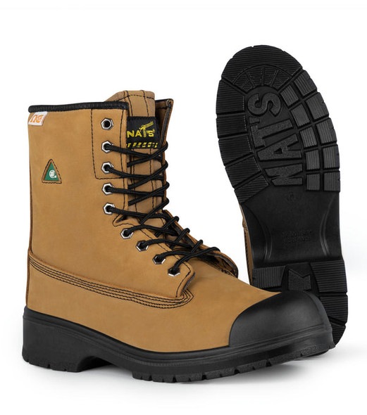 S356 | 8'' Leather Work Boots | Nat's | All Safety