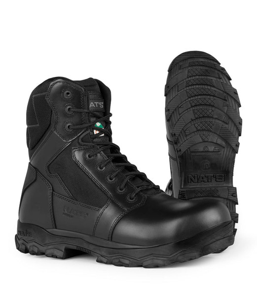 S885 | 8" Leather & Nylon Work Boots | Nat's | All Safety