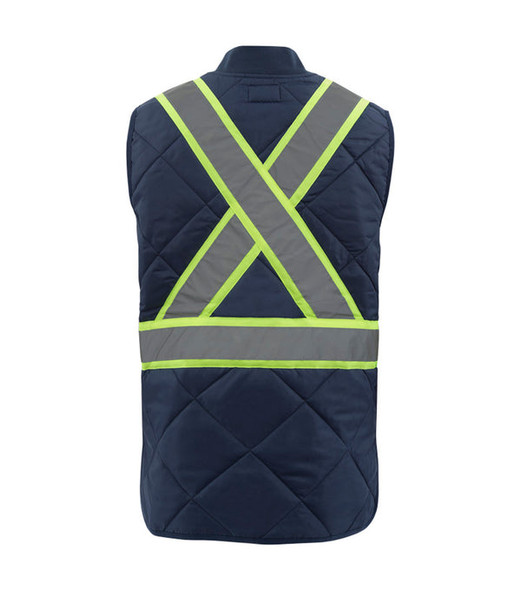 HV037 | Padded Lined Safety Jacket with 3" Reflective Stripes | Nat's | All Safety