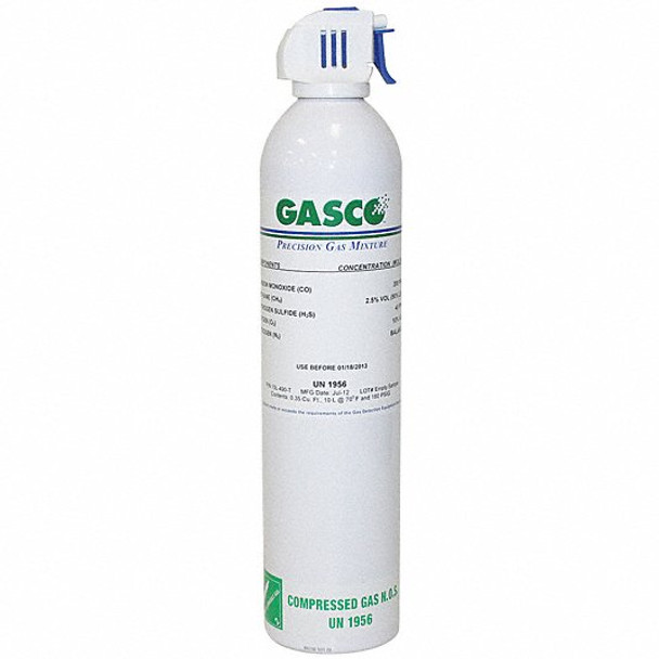 Bump Gas 50%CH4, 10% O2, 200ppm CO, 40ppm H2S | BW | All Safety