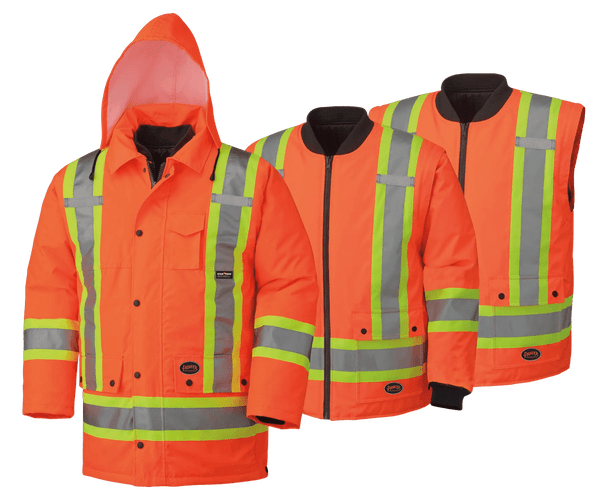 Hi-Viz 100% Waterproof 6-in-1 Parka | Pioneer 5020/5020BB/5021BB/5025 | All Safety