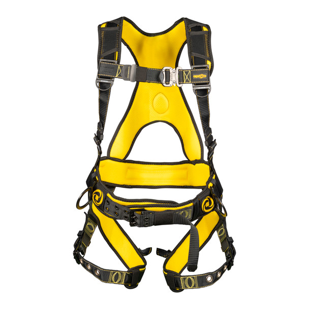 Cyclone Construction Harness w/ Chest Quick-Connect Buckle Leg Tongue Buckles  | Guardian Fall Protection | All Safety