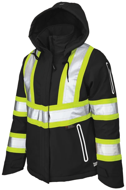Womenâ€™s Insulated Tough Flex Safety Jacket | Tough Duck | All Safety