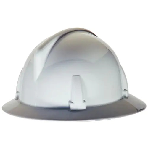 Full Brim Hardhat, Ratchet Suspension, White | MSA | All Safety