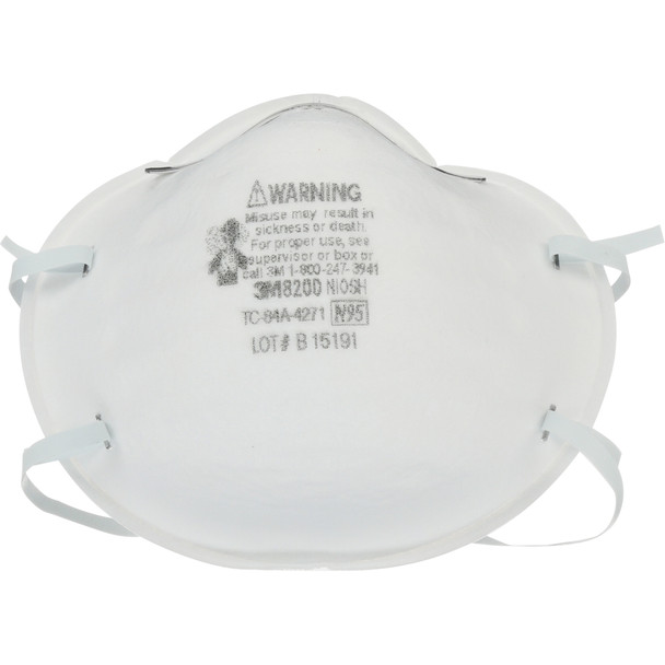 8200 Particulate Respirators, N95, NIOSH Certified | 3M