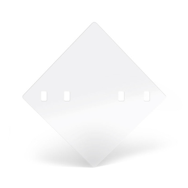 Clear Tampershield for Ident-O-Flip Informational Flip Signs (8 package) | Incom Signs | All Safety