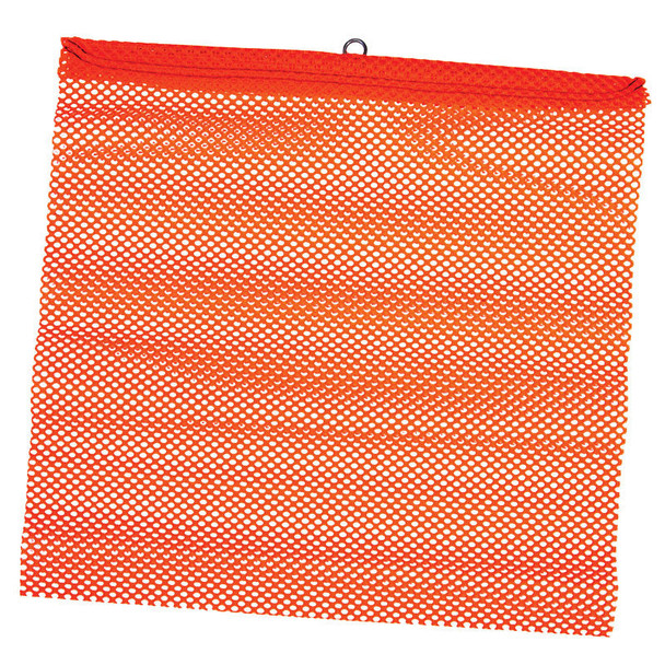 Heavy Haul Polyester Jersey Transport Flags Mounted on Rigid Wire with Loop (18 in x 18 in) | Incom Signs | All Safety