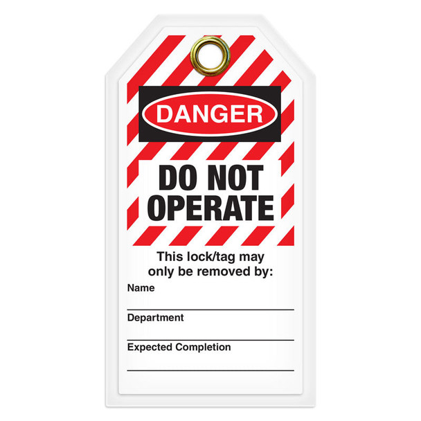 DANGER DO NOT OPERATE Safety Tag (3.375 in x 5.875 in) 12 /pkg | Incom Signs | All Safety