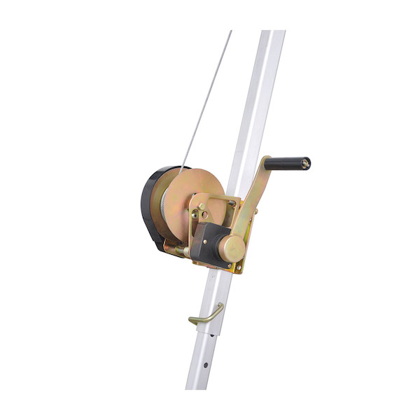 Winch With Galvanised Steel Cable And Snap Hook - 60' | Dynamic Safety | All Safety