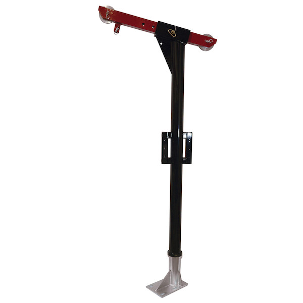Dyna-Liftâ„¢ High-Strength Aluminum Davit Boom & Mast Complete, 24" Long | Dynamic Safety | All Safety