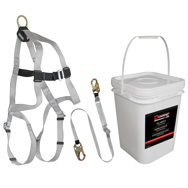 Fall Arrest Kit, in Storage Bucket | Dynamic Safety | All Safety