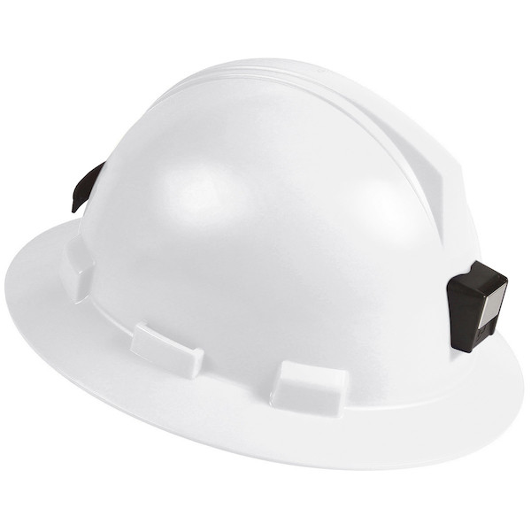 Full Brim Hard Hat with Miner's Lamp Bracket, Lightweight Polycarbonate/ABS Shell (Pack of 12) | Dynamic Safety | All Safety