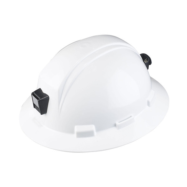 Full Brim Hard Hat with Miner's Lamp Bracket, HDPE Shell, 4-Point Nylon Suspension (Pack of 12) | Dynamic Safety | All Safety