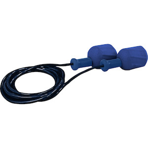 Metal Detectable Polyurethane Foam Corded Ear Plugs - 30 NRR / SNR 38 | Dynamic Safety | All Safety