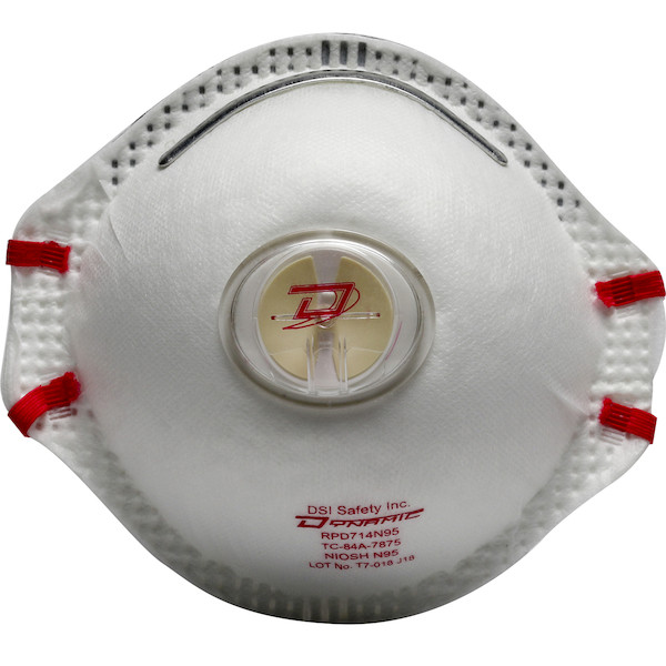 Standard N95 Disposable Respirator - (Pack of 8) | Dynamic Safety | All Safety
