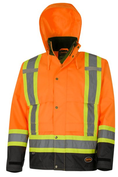 300D Hi-Viz Trilobal Ripstop Waterproof Safety Jacket | Pioneer 5400/5401 | All Safety