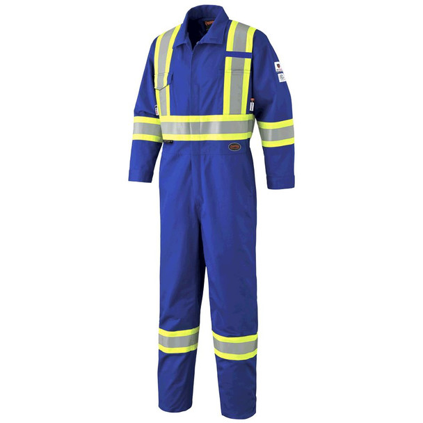 FR-Tech Flame Resistant 7 oz Hi-Viz Safety Coverall | Pioneer 7704/7704T | All Safety
