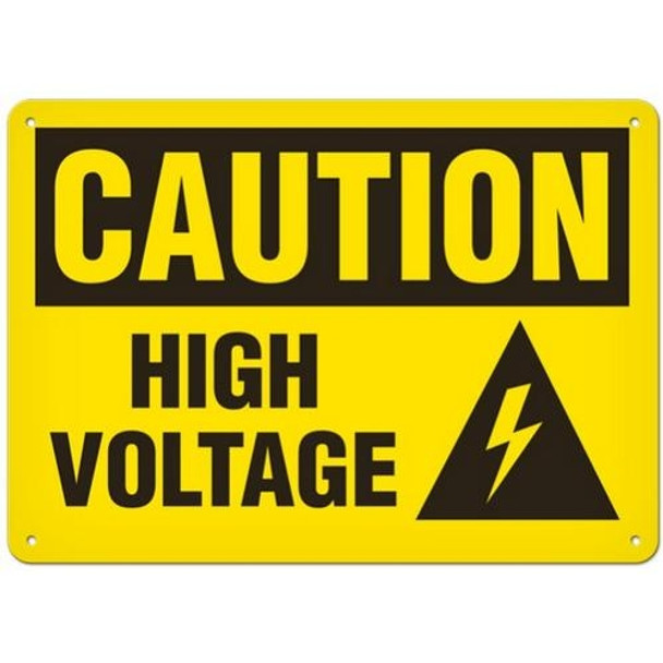 OSHA Safety Sign | Caution High Voltage | Incom Signs | All Safety